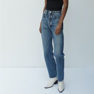 Agolde 90s Pinch Waist, high rise straight jeans, size 26